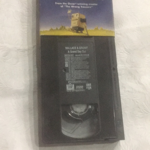 VTG. 1995 VHS#8287 Video Tape. WALLACE & GROMIT. A GRAND DAY OUT. - Picture 8 of 8